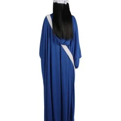 HPO Adult Women's Sky Robe Handmaid Costume With Bag And Bonnet | Blue Cosplay Costume