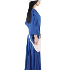 HPO Adult Women's Sky Robe Handmaid Costume With Bag And Bonnet | Blue Cosplay Costume