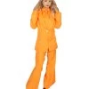 HPO Adult Women's EXCLUSIVE! Deluxe Singer Party Suit Costume | Orange Cosplay Costume
