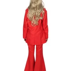 HPO Adult Women's Deluxe Party Devil Suit Costume | Red Cosplay Costume 14 HPO Adult Women's Deluxe Party Devil Suit Costume | Red Cosplay Costume