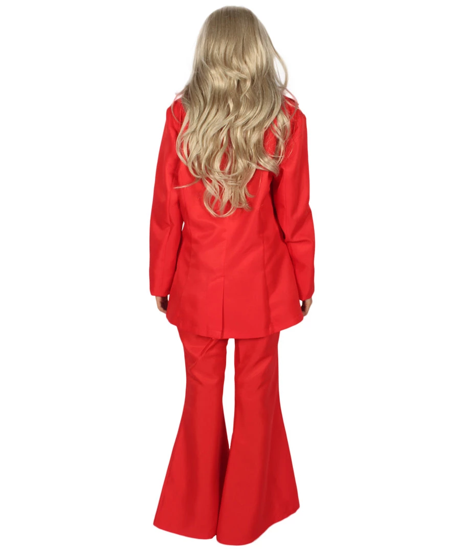 HPO Adult Women's Deluxe Party Devil Suit Costume | Red Cosplay Costume 7 HPO Adult Women's Deluxe Party Devil Suit Costume | Red Cosplay Costume