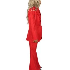 HPO Adult Women's Deluxe Party Devil Suit Costume | Red Cosplay Costume 13 HPO Adult Women's Deluxe Party Devil Suit Costume | Red Cosplay Costume