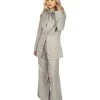HPO Adult Women's EXCLUSIVE! Deluxe Singer Party Suit Costume | Grey Cosplay Costume