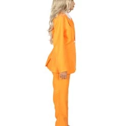 HPO Adult Women's EXCLUSIVE! Deluxe Singer Summer Party Suit Costume | Orange Cosplay Costume 13 HPO Adult Women's EXCLUSIVE! Deluxe Singer Summer Party Suit Costume | Orange Cosplay Costume