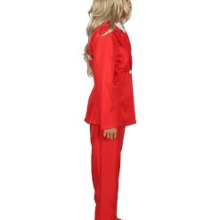 HPO Adult Women's Deluxe Party Suit Costume | Red Devil Cosplay Costume 13 HPO Adult Women's Deluxe Party Suit Costume | Red Devil Cosplay Costume