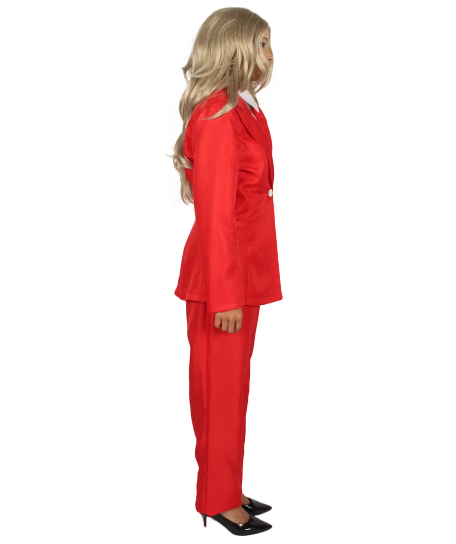 HPO Adult Women's Deluxe Party Suit Costume | Red Devil Cosplay Costume 6 HPO Adult Women's Deluxe Party Suit Costume | Red Devil Cosplay Costume