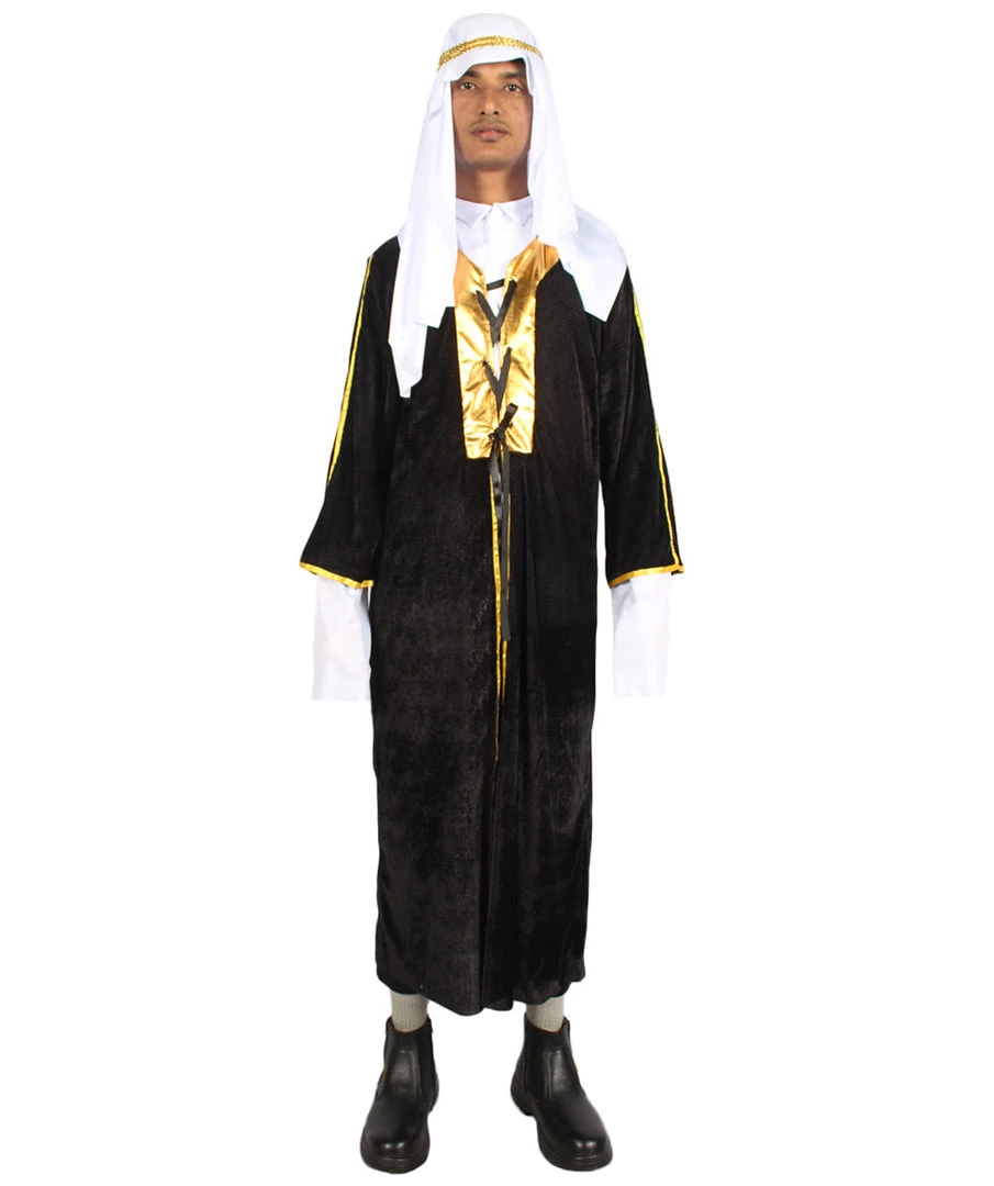 HPO Adult Men's Wise Melchior Costume | Black And White Halloween Costume 2 HPO Adult Men's Wise Melchior Costume | Black And White Halloween Costume