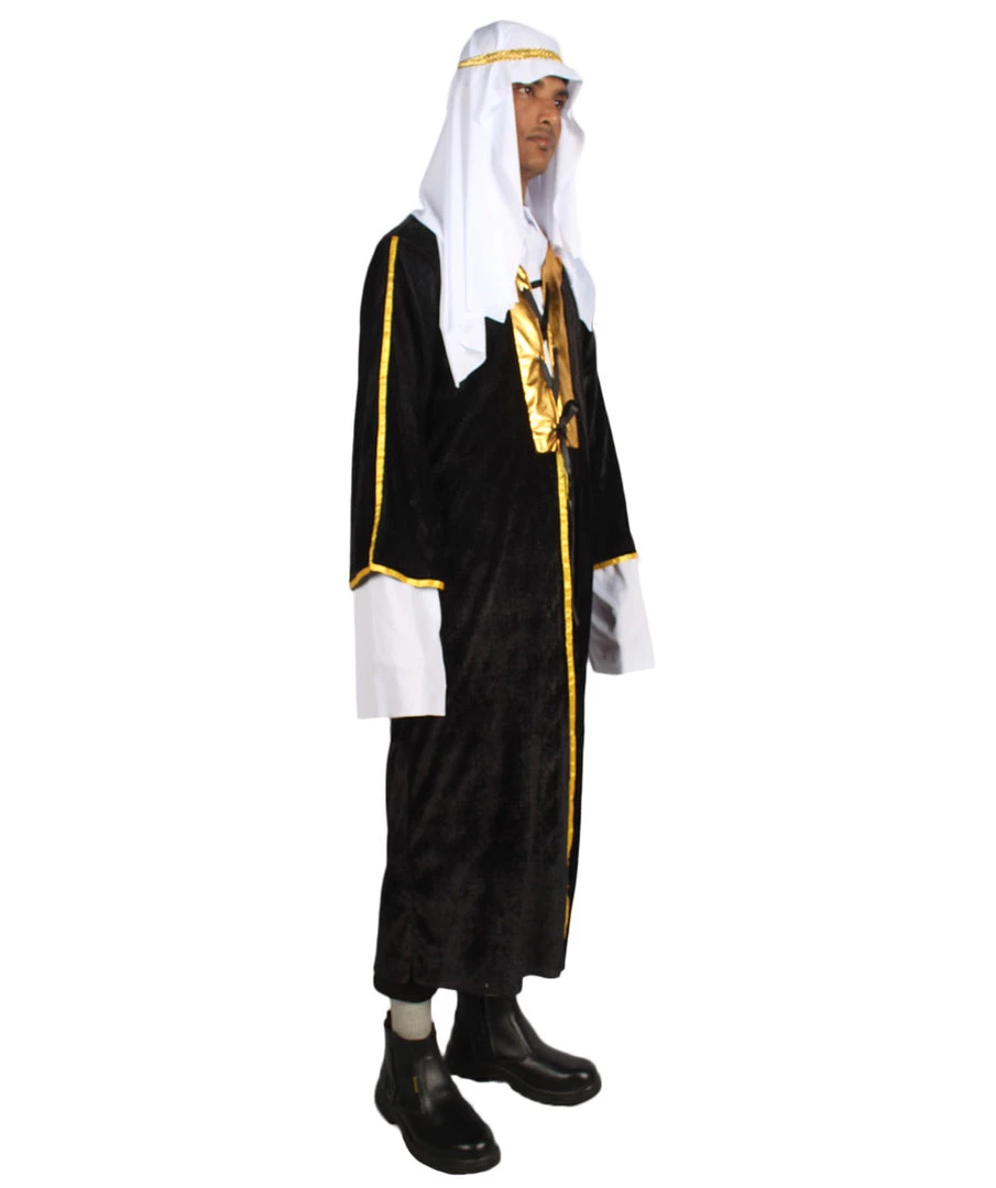 HPO Adult Men's Wise Melchior Costume | Black And White Halloween Costume 7 HPO Adult Men's Wise Melchior Costume | Black And White Halloween Costume