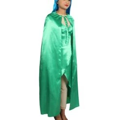 HPO Adult Women's Costume For Cosplay Game Of Thrones Dragon Queen Green Dress With Cloak