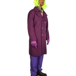 HPO Adult Men's Deluxe Clown Theatrical Suit Costume | Multi Color Halloween Costume