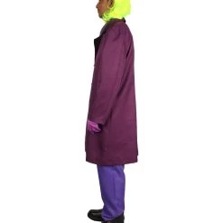 HPO Adult Men's Deluxe Clown Theatrical Suit Costume | Multi Color Halloween Costume