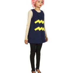 HPO Adult Women's 12 Constellation Of Aquarius Party Troll Dress Costume | Blue Halloween Costume 14 HPO Adult Women's 12 Constellation Of Aquarius Party Troll Dress Costume | Blue Halloween Costume