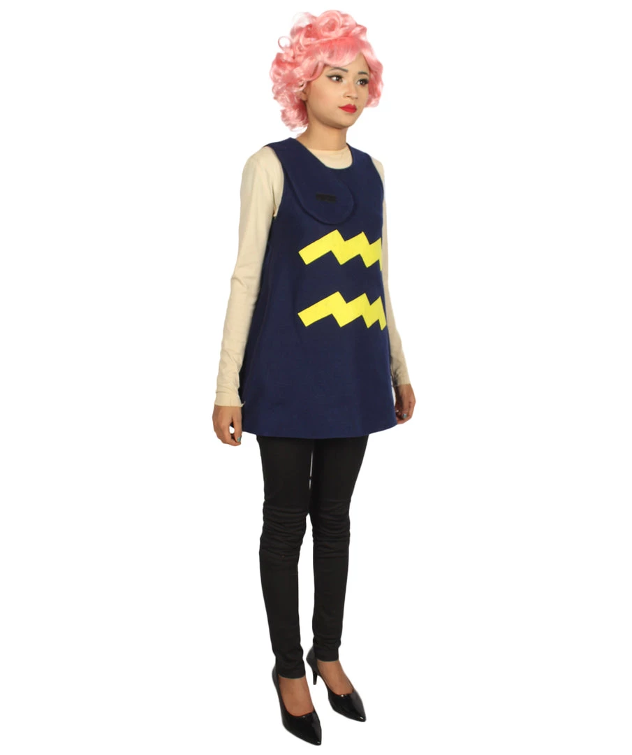 HPO Adult Women's 12 Constellation Of Aquarius Party Troll Dress Costume | Blue Halloween Costume 7 HPO Adult Women's 12 Constellation Of Aquarius Party Troll Dress Costume | Blue Halloween Costume