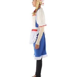 HPO Adult Women's Cheerful Rag Doll Storybook & Fairytale Costume | Blue & White Cosplay Costume 11 HPO Adult Women's Cheerful Rag Doll Storybook & Fairytale Costume | Blue & White Cosplay Costume