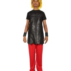 HPO Adult Men's French Carton Costume | Black & Red Cosplay Costume