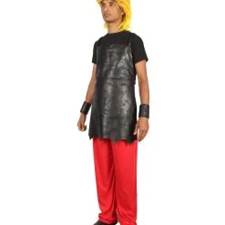 HPO Adult Men's French Carton Costume | Black & Red Cosplay Costume