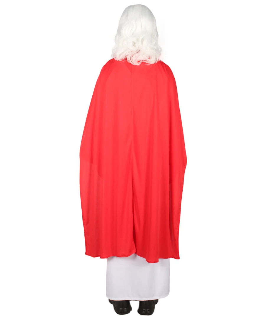 HPO Adult Men's French Carton Costume | Red & White Cosplay Costume 5 HPO Adult Men's French Carton Costume | Red & White Cosplay Costume