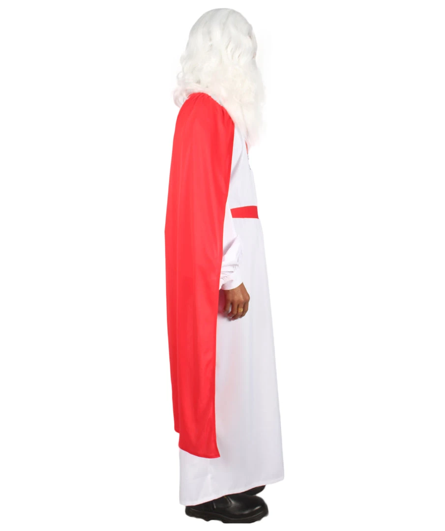HPO Adult Men's French Carton Costume | Red & White Cosplay Costume 6 HPO Adult Men's French Carton Costume | Red & White Cosplay Costume