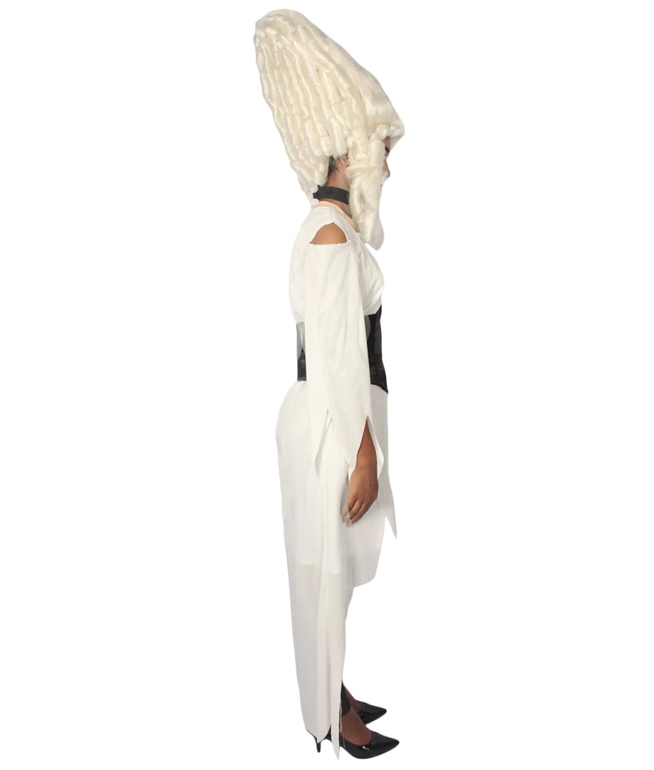 HPO Adult Women Zomie Huncho Costume | White Halloween Costume Men's 5 HPO Adult Women Zomie Huncho Costume | White Halloween Costume Men's