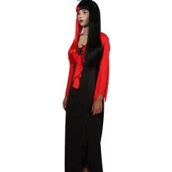 HPO Adult Women's Spider Queen Costume | Red & Black Halloween Costume