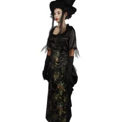 HPO Adult Women's Ghost Street Noble Deluxe Costume | Black Cosplay Costume