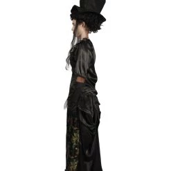 HPO Adult Women's Ghost Street Noble Deluxe Costume | Black Cosplay Costume