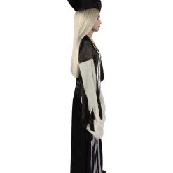 HPO Adult Women Ghost Pirate Costume | Black & White Cosplay Halloween Costume Men's 11 HPO Adult Women Ghost Pirate Costume | Black & White Cosplay Halloween Costume Men's