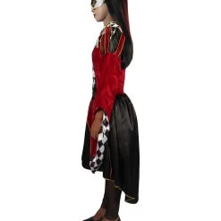 HPO Adult Women GOTHIC VENETIAN Costume | Red & Black Halloween Costume Men's