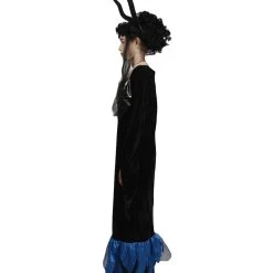 HPO Adult Women Lady Maleficent Costume | Black & Blue Halloween Costume 9 HPO Adult Women Lady Maleficent Costume | Black & Blue Halloween Costume