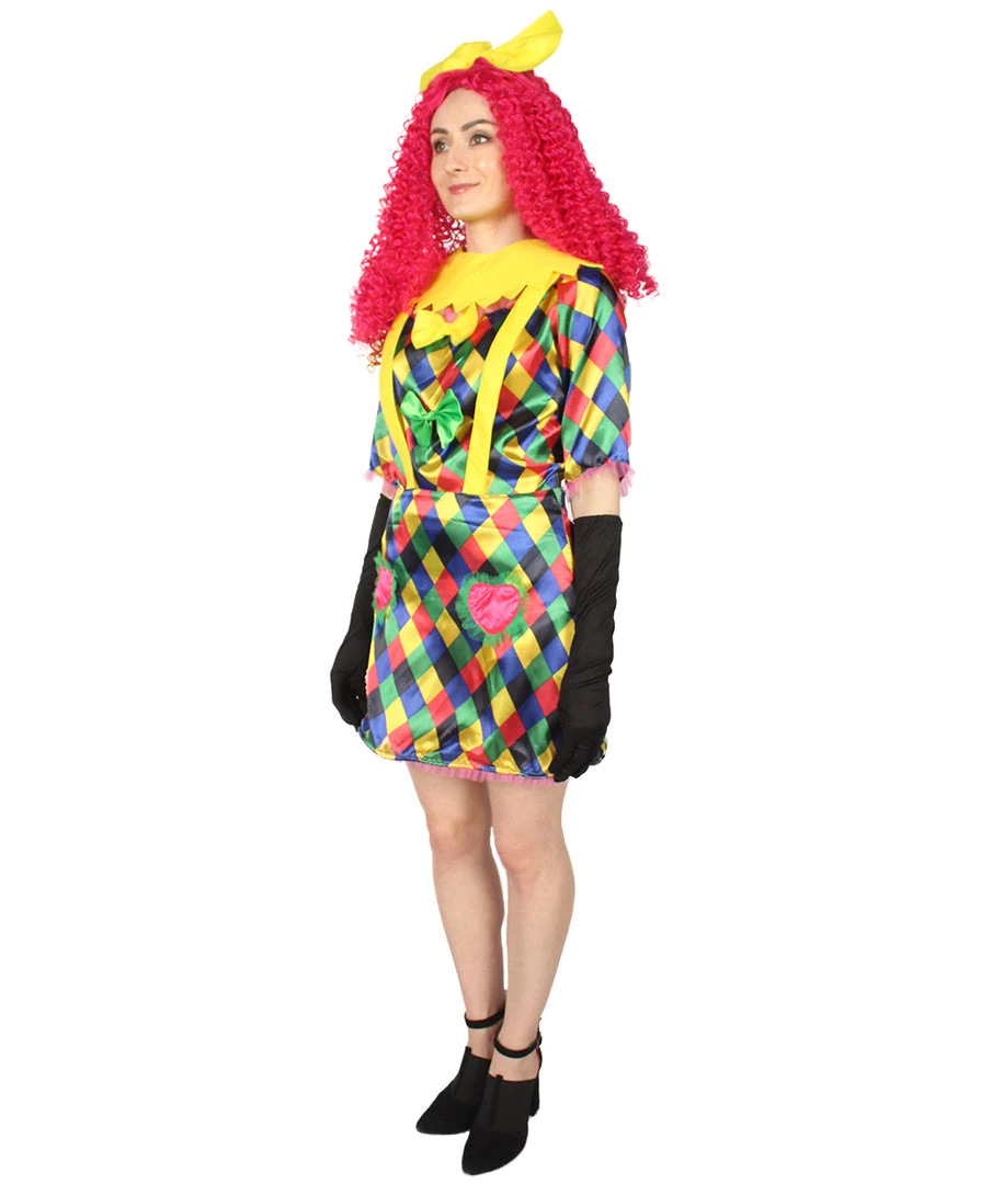 HPO Men's Adult Women FEVER Colorful CLOWN COSTUME | Multicolored Cosplay Costume 3 HPO Men's Adult Women FEVER Colorful CLOWN COSTUME | Multicolored Cosplay Costume
