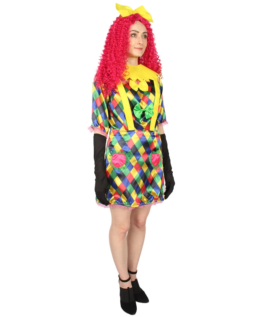 HPO Men's Adult Women FEVER Colorful CLOWN COSTUME | Multicolored Cosplay Costume 7 HPO Men's Adult Women FEVER Colorful CLOWN COSTUME | Multicolored Cosplay Costume
