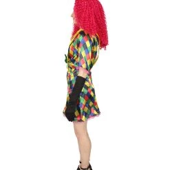 HPO Men's Adult Women FEVER Colorful CLOWN COSTUME | Multicolored Cosplay Costume 12 HPO Men's Adult Women FEVER Colorful CLOWN COSTUME | Multicolored Cosplay Costume