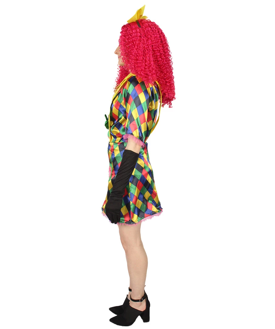 HPO Men's Adult Women FEVER Colorful CLOWN COSTUME | Multicolored Cosplay Costume 4 HPO Men's Adult Women FEVER Colorful CLOWN COSTUME | Multicolored Cosplay Costume