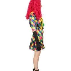 HPO Men's Adult Women FEVER Colorful CLOWN COSTUME | Multicolored Cosplay Costume 14 HPO Men's Adult Women FEVER Colorful CLOWN COSTUME | Multicolored Cosplay Costume