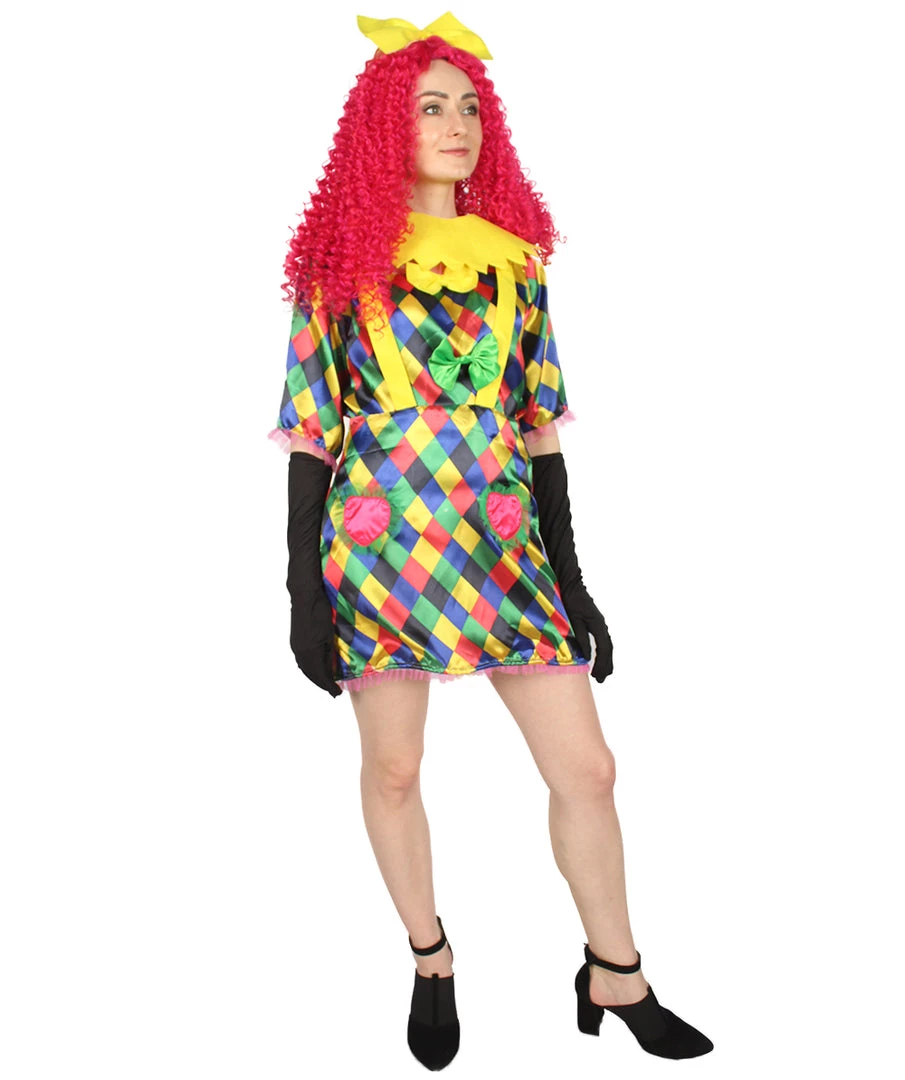 HPO Men's Adult Women FEVER Colorful CLOWN COSTUME | Multicolored Cosplay Costume 8 HPO Men's Adult Women FEVER Colorful CLOWN COSTUME | Multicolored Cosplay Costume