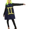 HPO Adult Women's 12 Constellation Of Gemini Party Troll Dress Costume | Blue Cosplay Costume