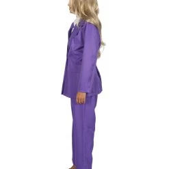 HPO Adult Women's Deluxe Party Suit Costume | Purple Prince Cosplay Costume