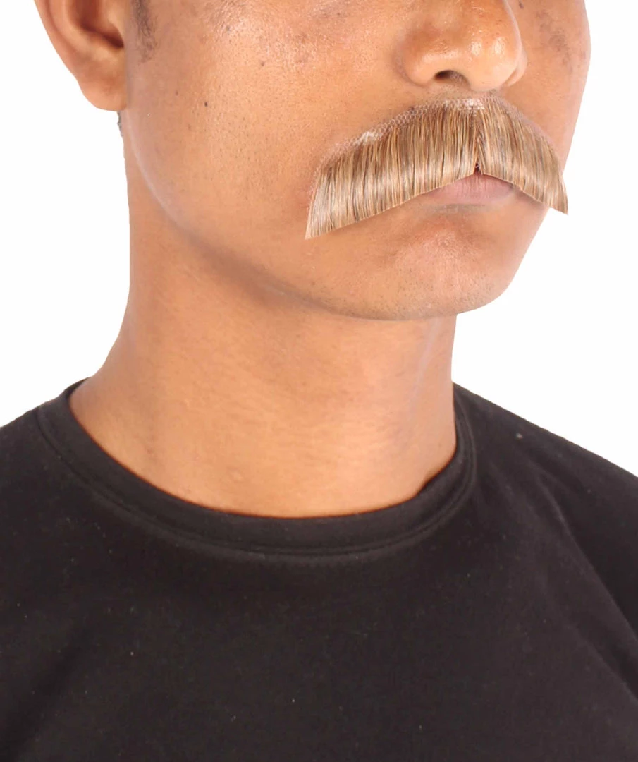 Men's Lampshade Mustache | Human Facial Hair | Multiple Colors | HPO 6 Men's Lampshade Mustache | Human Facial Hair | Multiple Colors | HPO