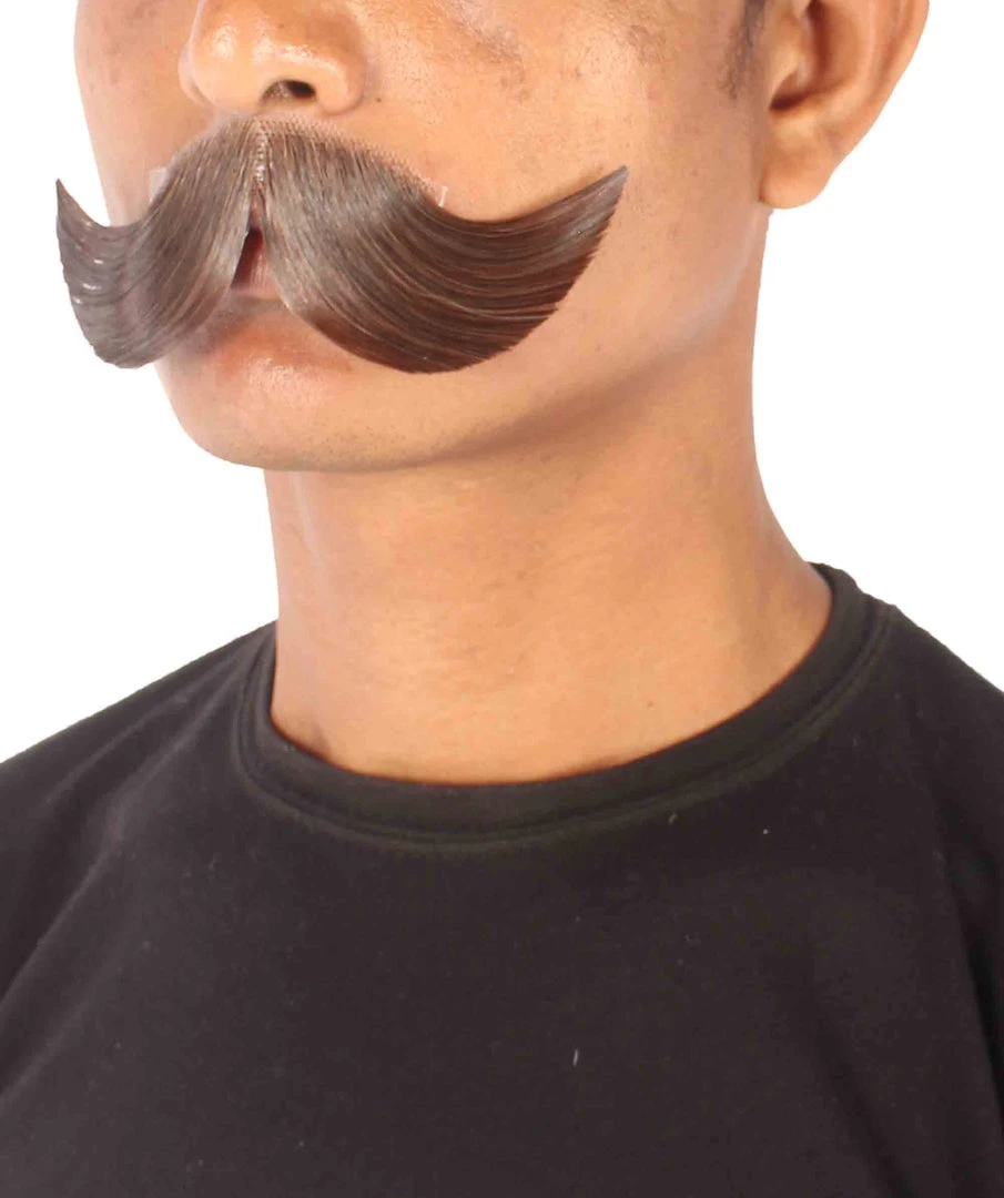 HPO Men's Hungarian Mustache | Human Facial Hair | Multiple Colors 3 HPO Men's Hungarian Mustache | Human Facial Hair | Multiple Colors