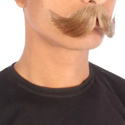 HPO Men's Hungarian Mustache | Human Facial Hair | Multiple Colors 11 HPO Men's Hungarian Mustache | Human Facial Hair | Multiple Colors