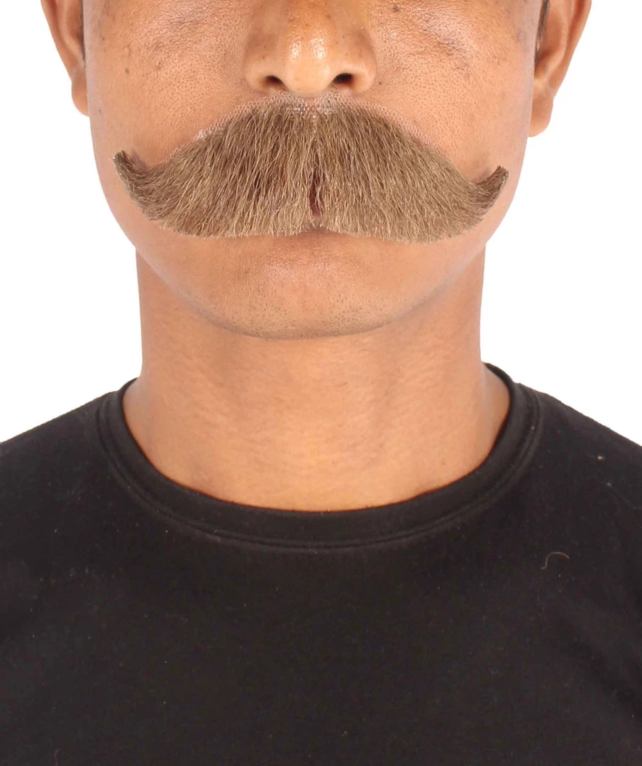 Men's Hungarian Mustache | Human Hair | Facial Hair | Multiple Colors | HPO 7 Men's Hungarian Mustache | Human Hair | Facial Hair | Multiple Colors | HPO