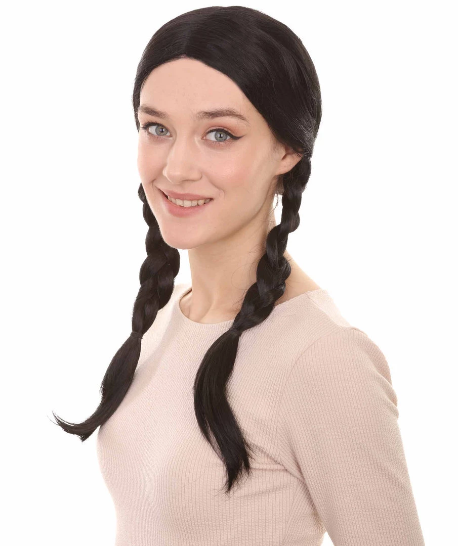 HPO Women Cow Girl Wig Black | Premium Breathable Capless Cap 2 HPO Women Cow Girl Wig Black | Premium Breathable Capless Cap