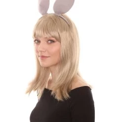 HPO Womens Giants Wig With Ears | Blonde TV/Movie Wigs | Premium Breathable Capless Cap