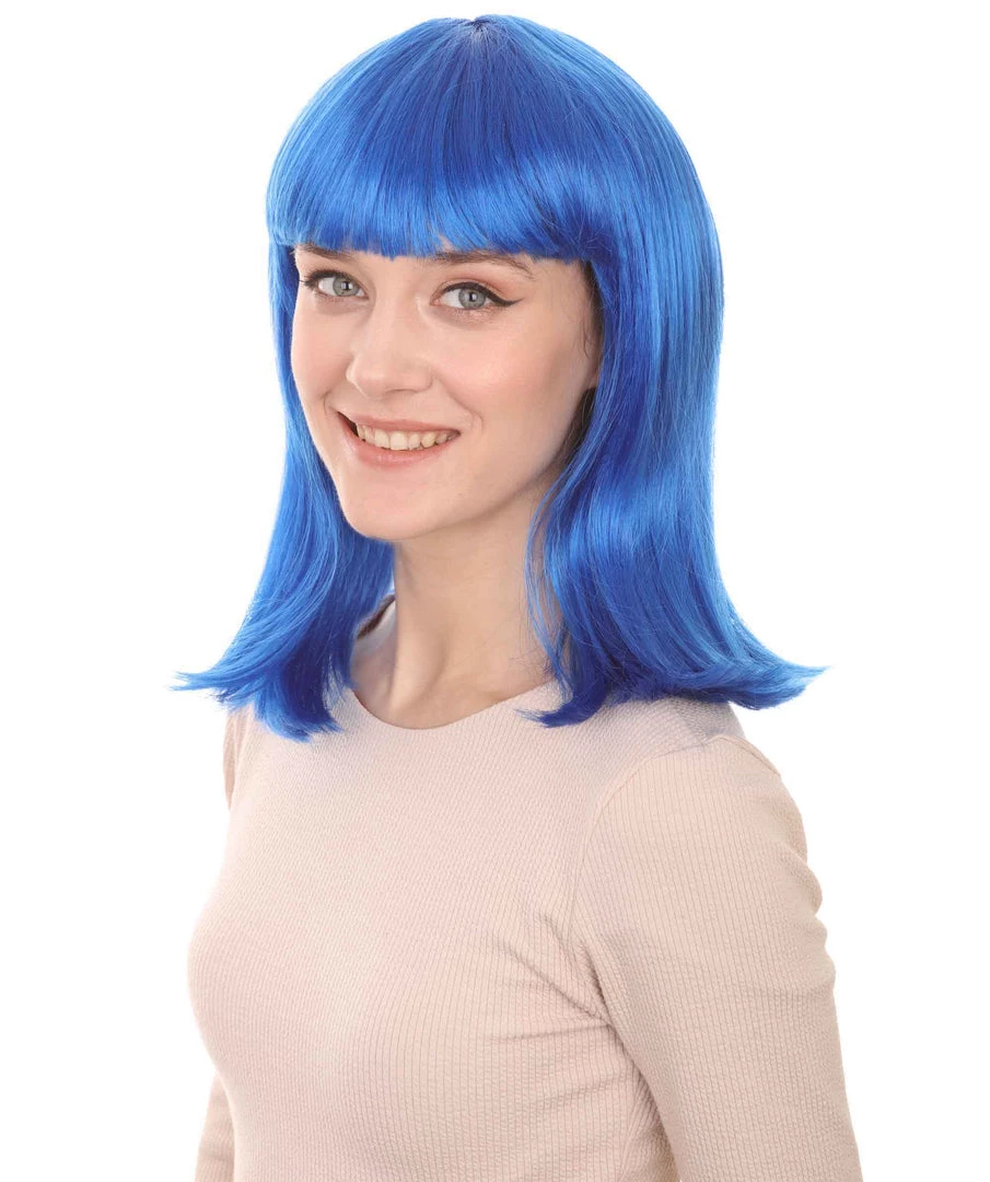 HPO Womens Bob Wig | Glamour Medium Bob Cosplay Halloween Wig | Premium Breathable Capless Cap 2 HPO Womens Bob Wig | Glamour Medium Bob Cosplay Halloween Wig | Premium Breathable Capless Cap