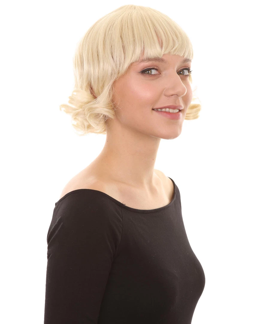 HPO Carnival Wavy Short Wig Collection | Premium Breathable Capless Cap 57 HPO Carnival Wavy Short Wig Collection | Premium Breathable Capless Cap