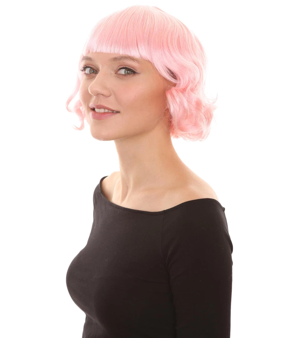 HPO Carnival Wavy Short Wig Collection | Premium Breathable Capless Cap 46 HPO Carnival Wavy Short Wig Collection | Premium Breathable Capless Cap