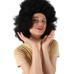 HPO Adult Women's Gemstone Animated Series Steven Black Cube Afro Wig