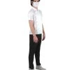 HPO Adult Men's Dr. Surgeon Costume | White And Black Cosplay Costume
