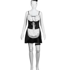 HPO Adult Women's French Maid Costume | Black Cosplay Costume