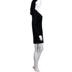 HPO Adult Women's Naughty Nun Costume | Black Halloween Costume
